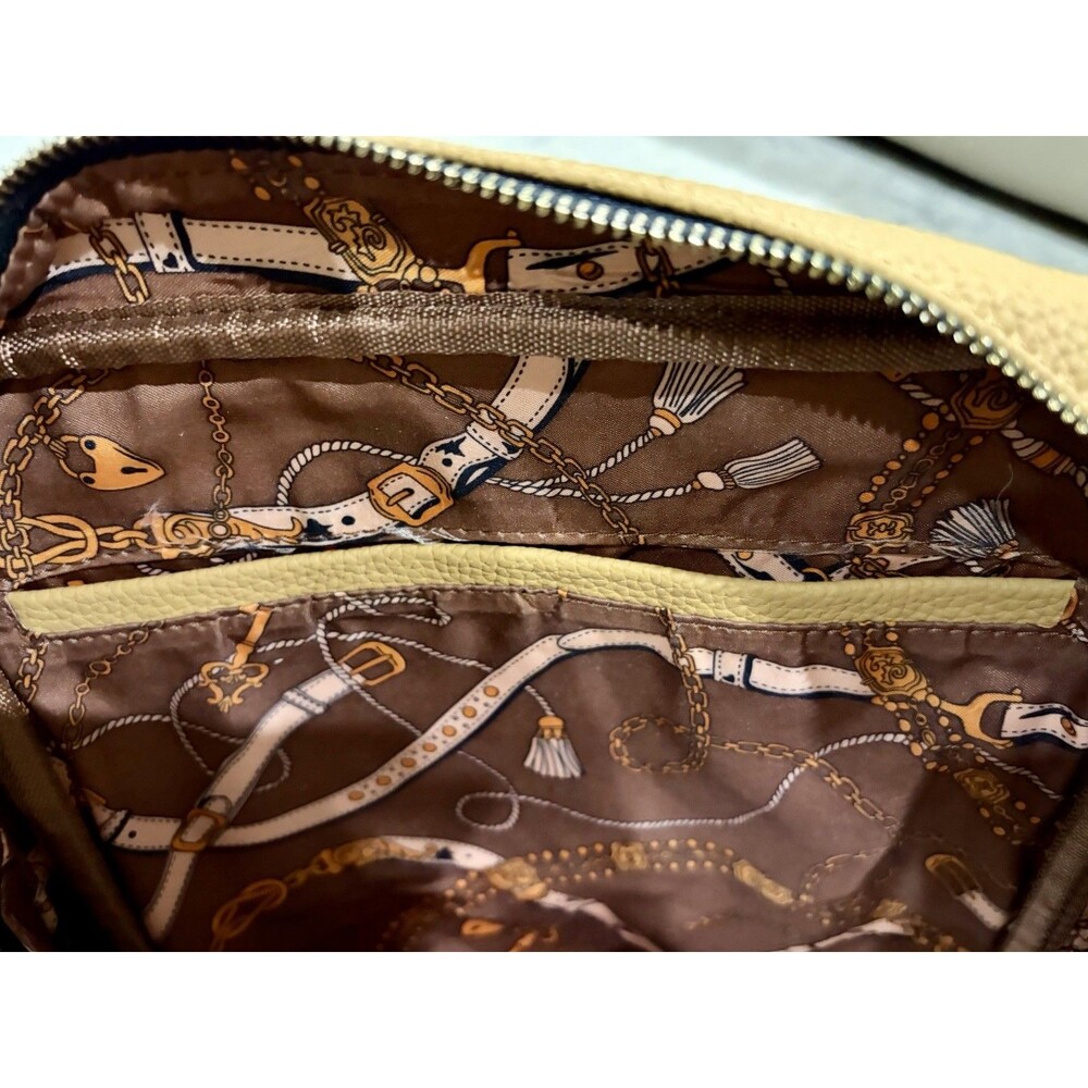 La Terre Golden Tan Vegan Leather Backpack Purse - NWT - Picture 9 of 15